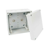 Kötődoboz falonkívüli műanyag 126mmx 126mm 74mm IP66 szürke 4mm2-vezetőhöz(max.) KSK KOPOS
